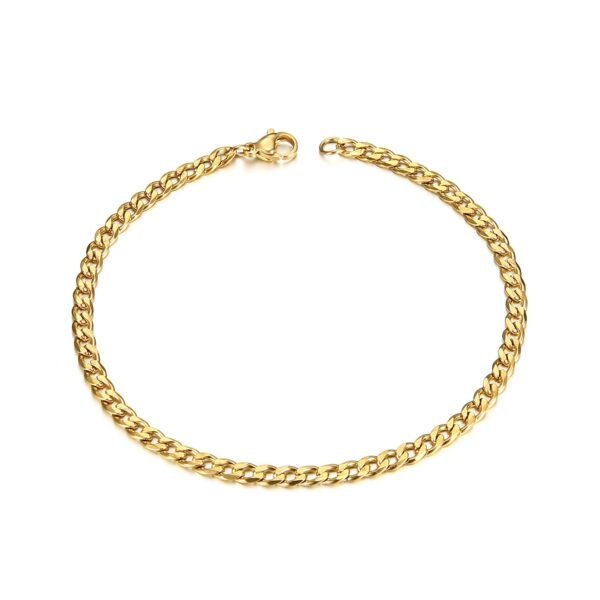 Cuban Bracelet 5mm (Gold)